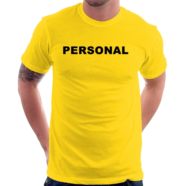 Camiseta Personal  - Amarela