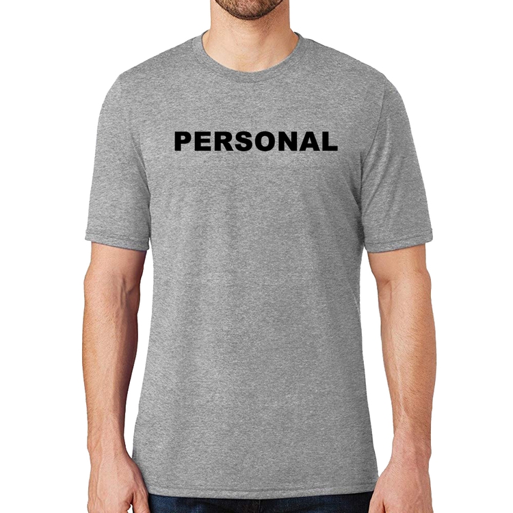 Camiseta Personal  - Cinza