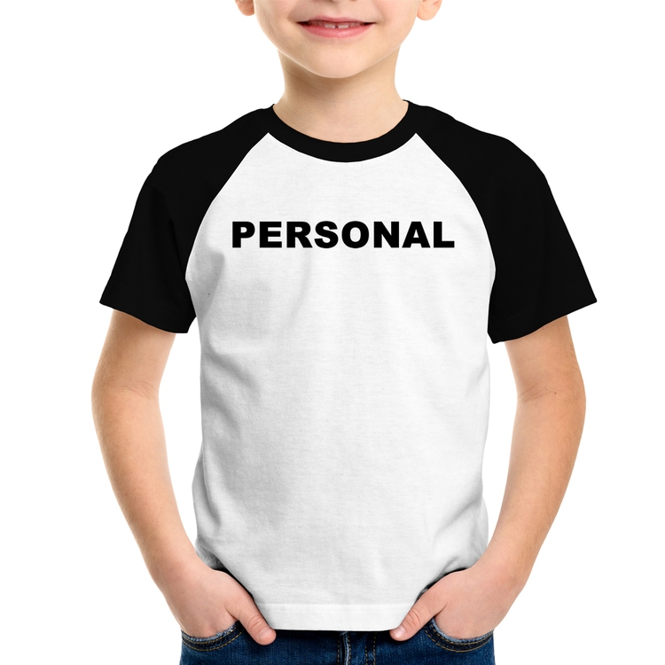 Camiseta Raglan Infantil Personal 