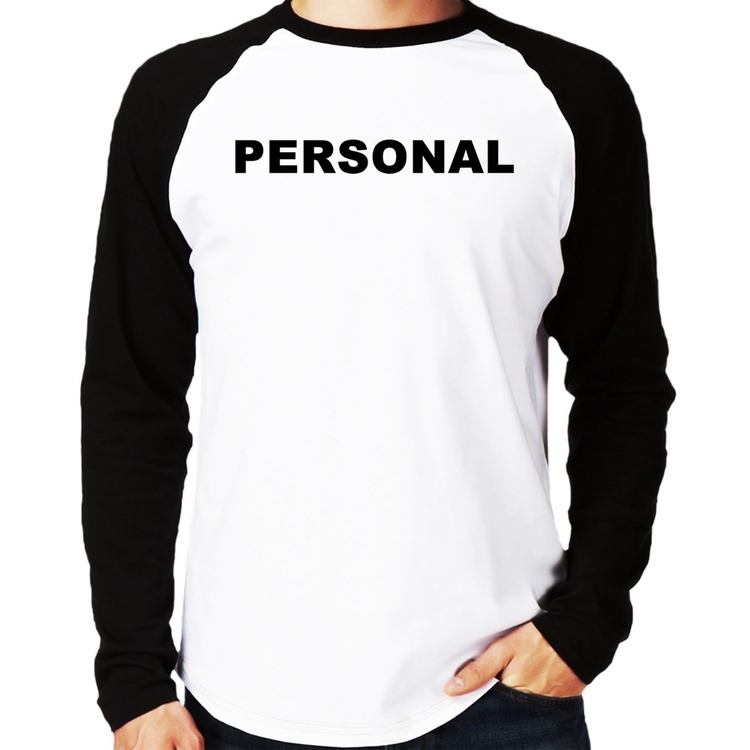 Camiseta Raglan Personal  Manga Longa