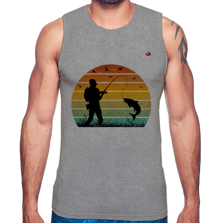 Regata Pescaria Vintage Sunset - Cinza