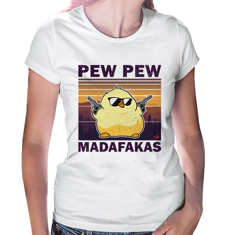 Baby Look Pew Pew Madafakas