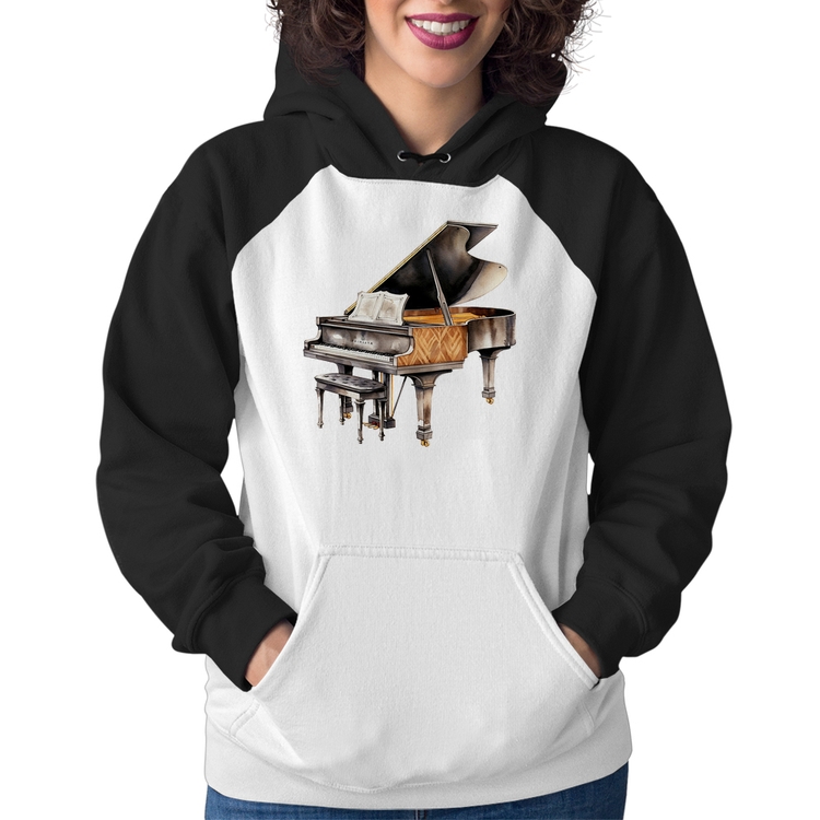 Moletom Feminino Piano Arte