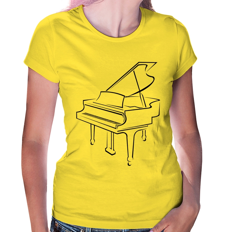 Baby Look Piano - Amarela