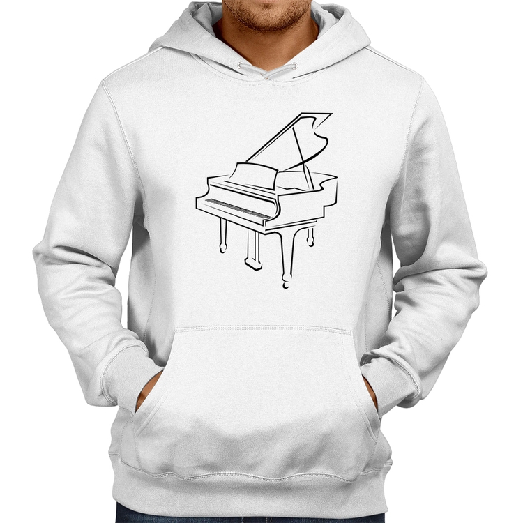 Moletom Piano - Branco