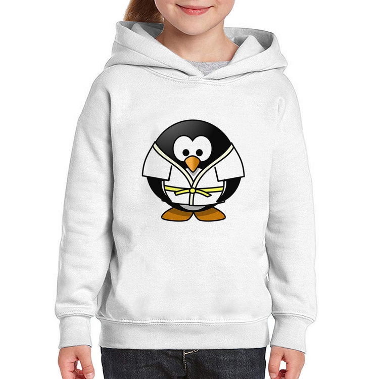 Moletom Infantil Pinguim Judô