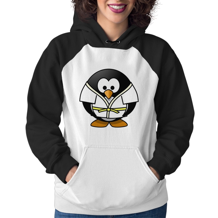 Moletom Feminino Pinguim Judô