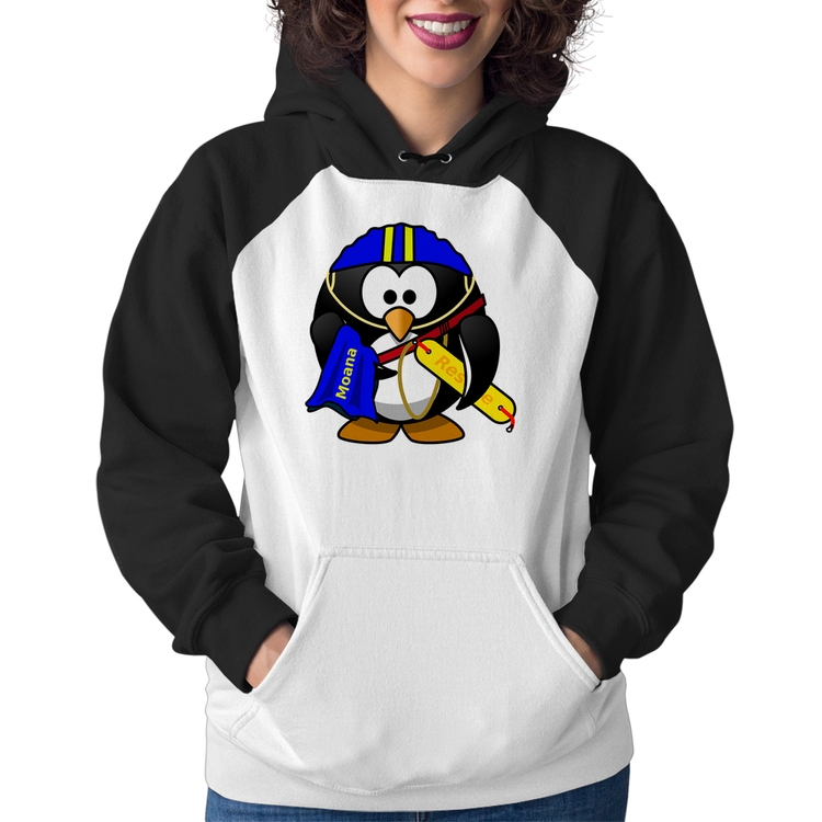 Moletom Feminino Pinguim Salva Vidas