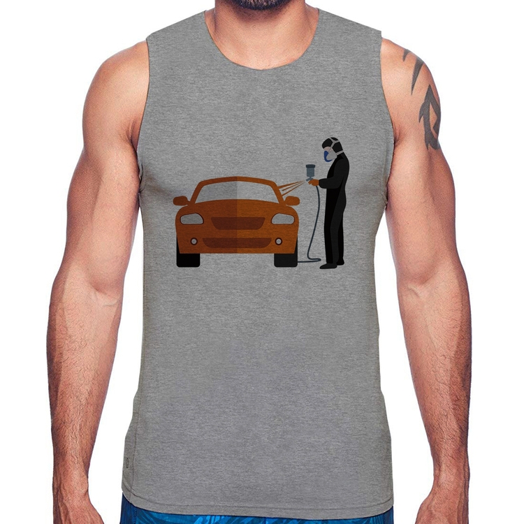 Regata Pintor Automotivo - Cinza