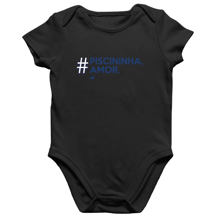 Body Bebê Algodão Piscininha amor