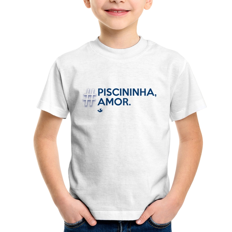 Camiseta Infantil Piscininha amor
