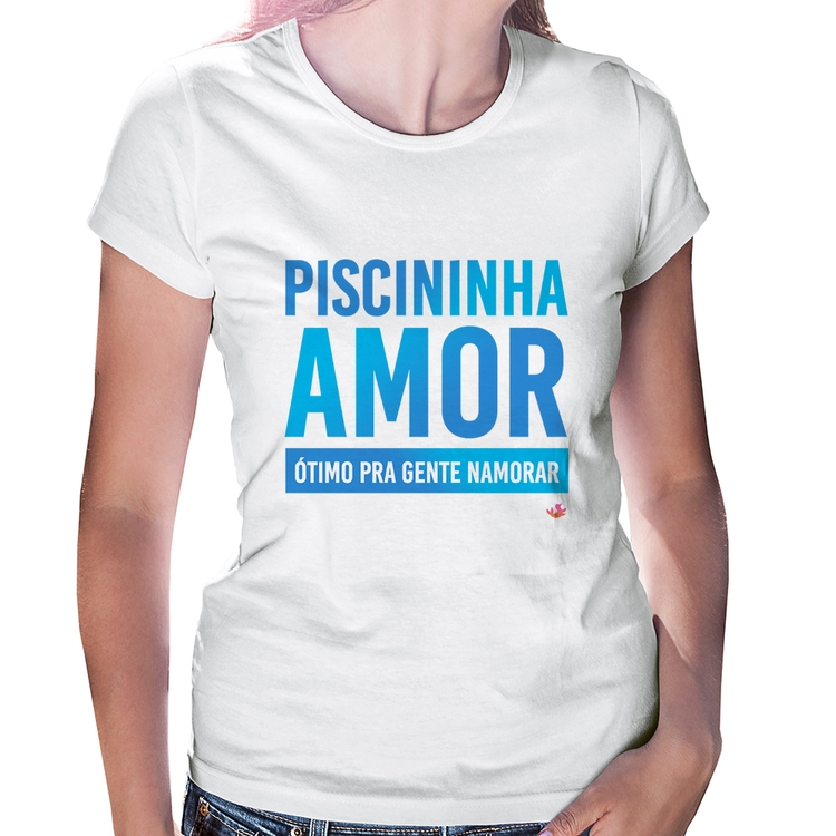 Baby Look Piscininha amor, ótimo pra gente namorar