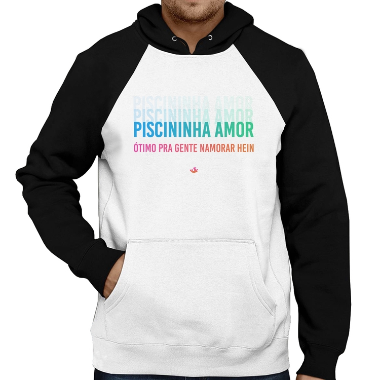 Moletom Piscininha amor, ótimo pra gente namorar hein