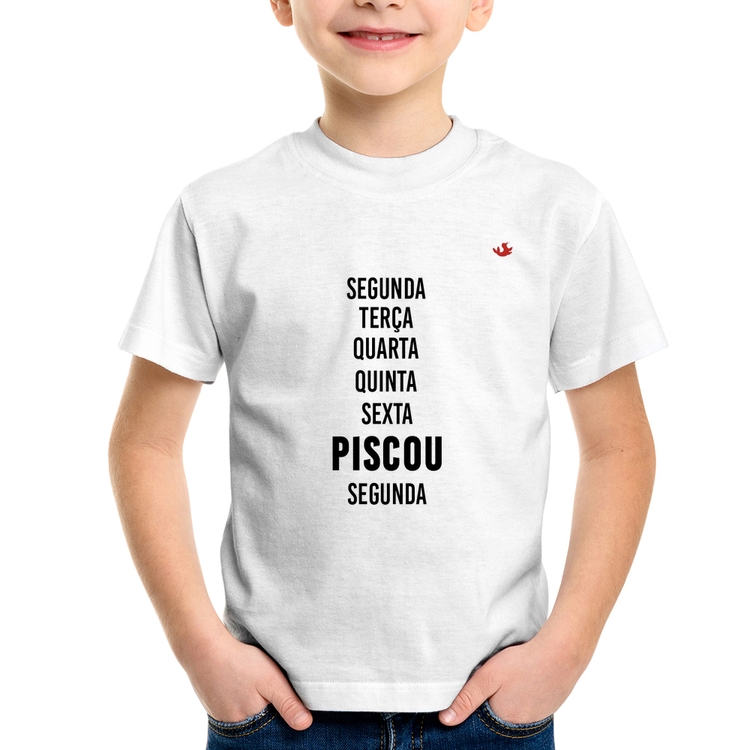 Camiseta Infantil Piscou, segunda
