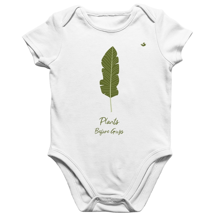 Body Bebê Algodão Plants Before Guys - Branco