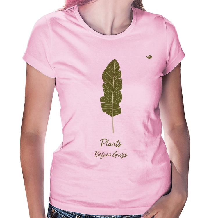 Baby Look Plants Before Guys - Rosa Bebê