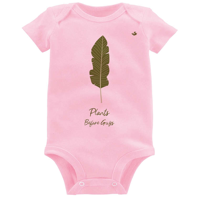 Body Bebê Plants Before Guys - Rosa Bebê