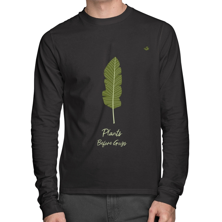 Camiseta Algodão Plants Before Guys Manga Longa