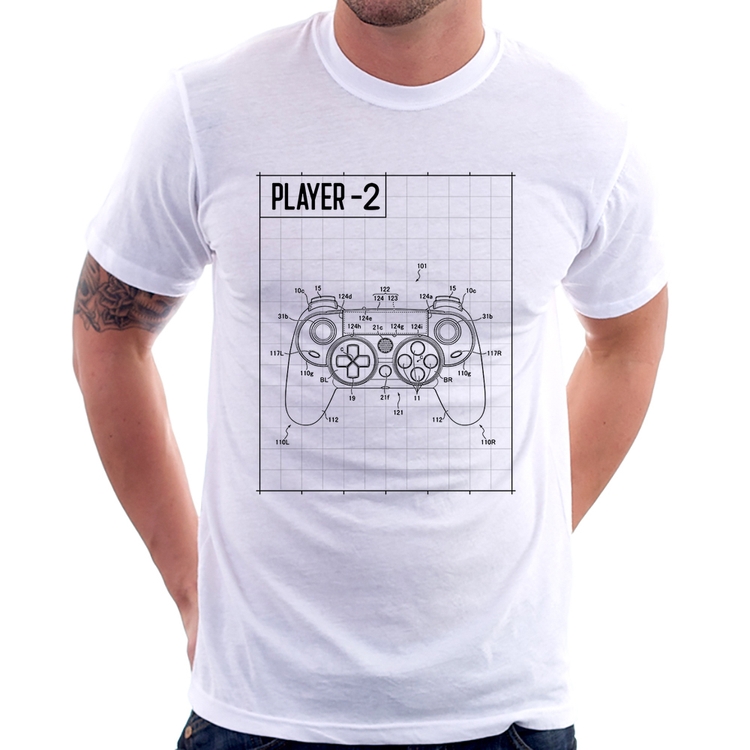 Camiseta Player 2 Controle Joystick