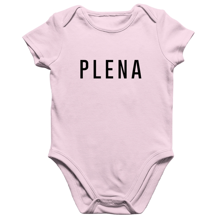 Body Bebê Algodão Plena - Rosa Bebê