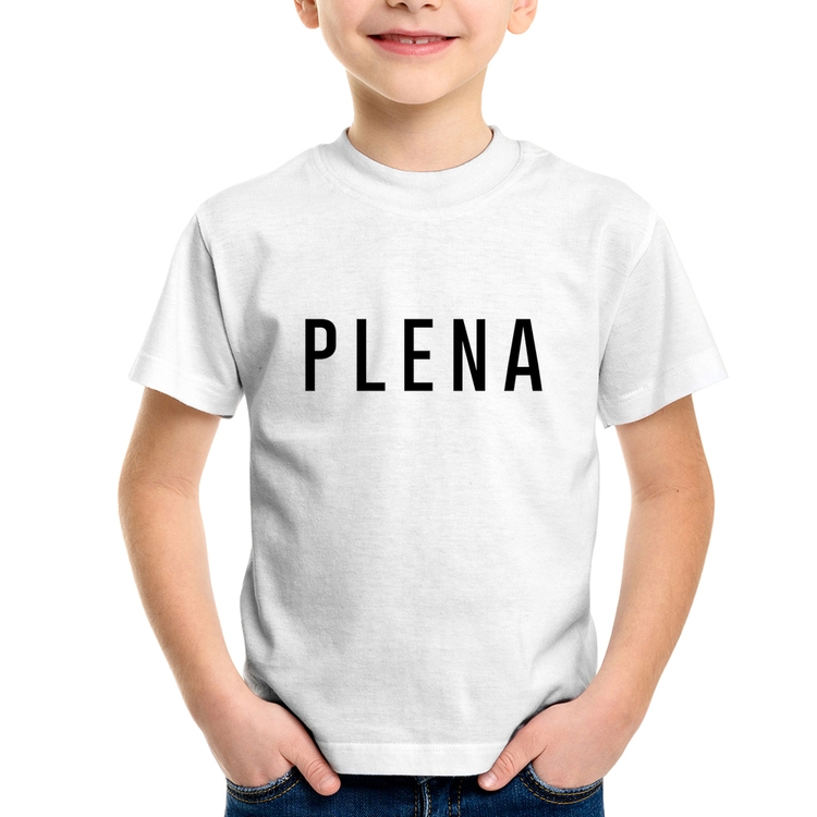 Camiseta Infantil Plena