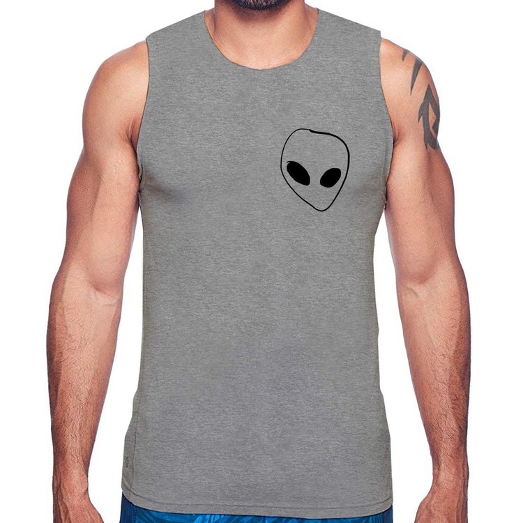 Regata Pocket Alien - Cinza