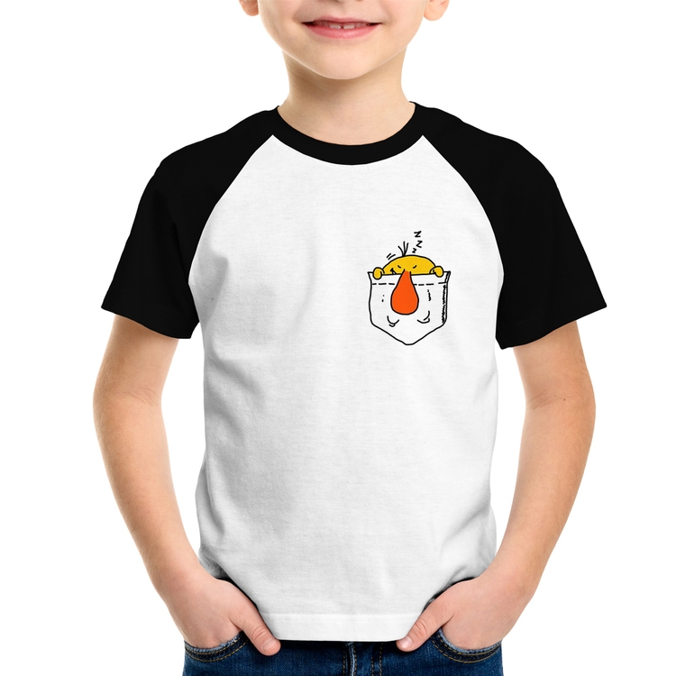 Camiseta Raglan Infantil Pocket Bug