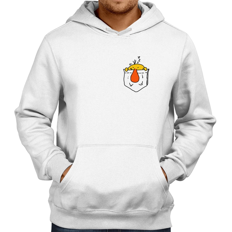 Moletom Pocket Bug - Branco