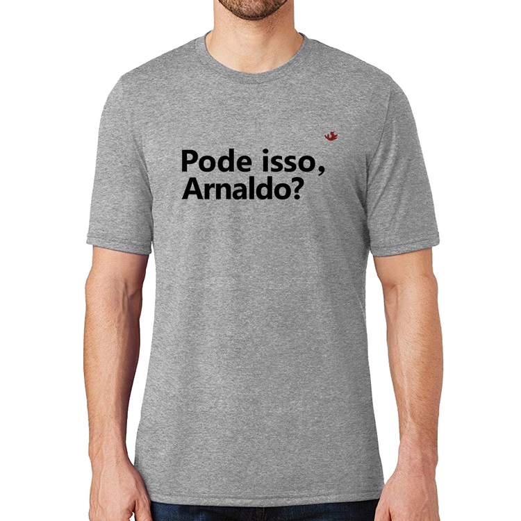 Camiseta Pode isso, Arnaldo? - Cinza