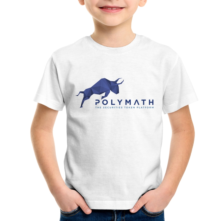 Camiseta Infantil Polymath The Securities Token Platform