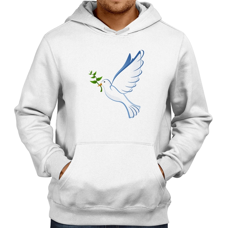 Moletom Pomba da Paz - Branco