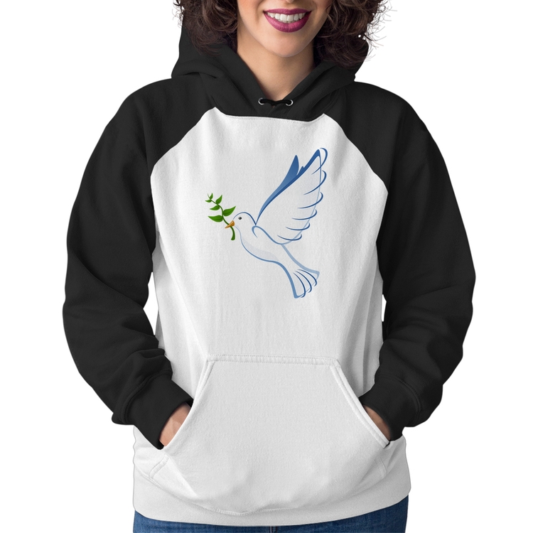 Moletom Feminino Pomba da Paz