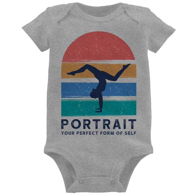 Body Bebê Portrait Your Perfect Form Of Self - Cinza