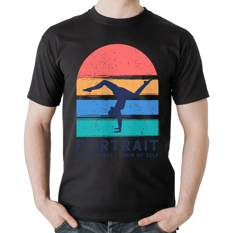 Camiseta Algodão Portrait Your Perfect Form Of Self