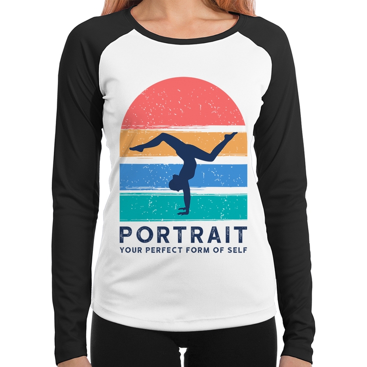 Baby Look Raglan Portrait Your Perfect Form Of Self Manga Longa