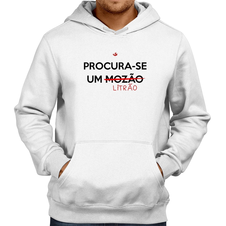 Moletom Procura-se um Litrão - Branco