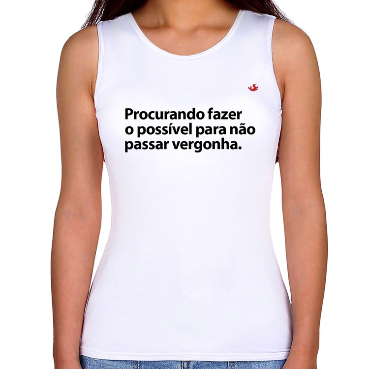 Regata Feminina Procurando fazer o possível para não passar vergonha