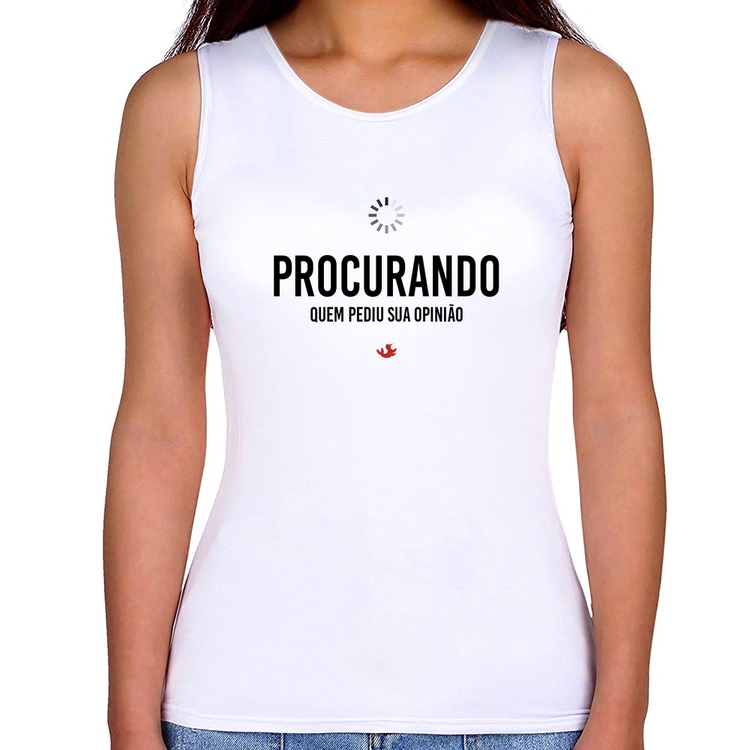 Regata Feminina Procurando quem pediu sua opinião