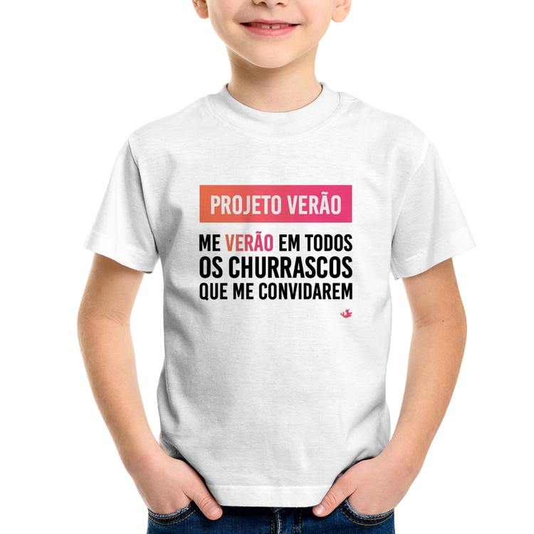 Camiseta Infantil Projeto Verão