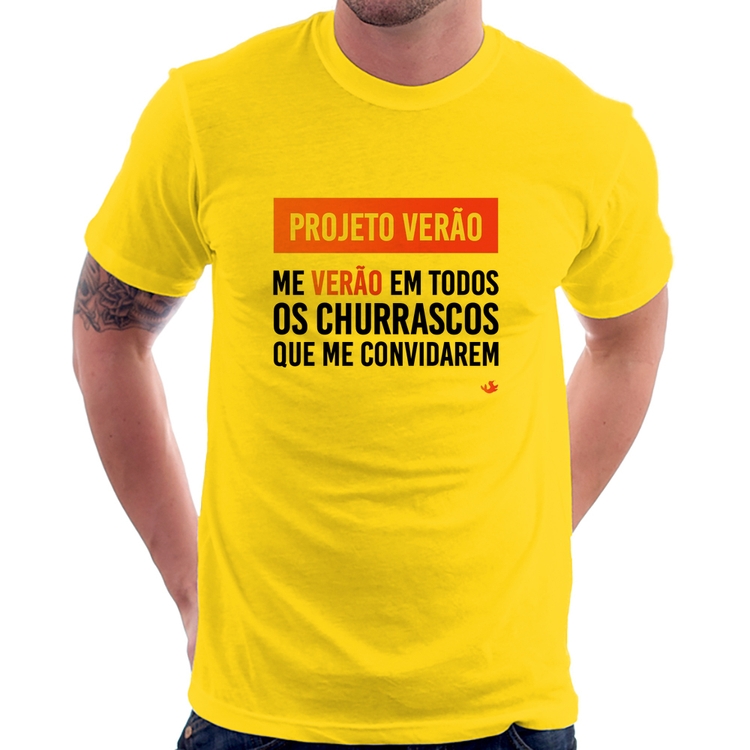 Camiseta Projeto Verão - Amarela