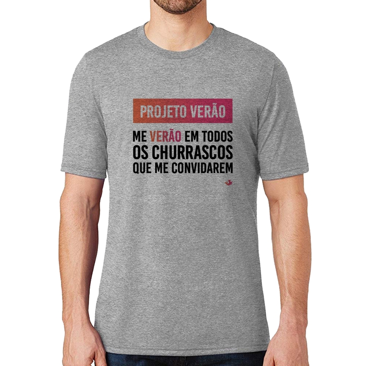 Camiseta Projeto Verão - Cinza