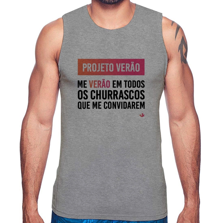 Regata Projeto Verão - Cinza