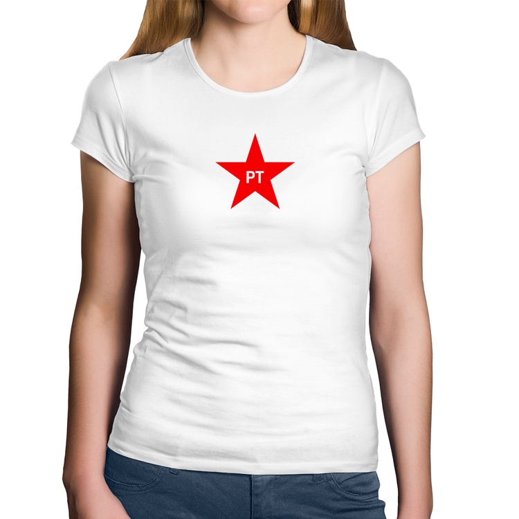 Baby Look Algodão PT - Lula - Branca