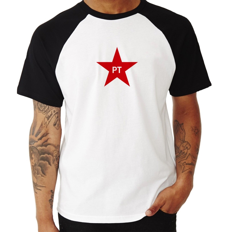 Camiseta Raglan PT - Lula