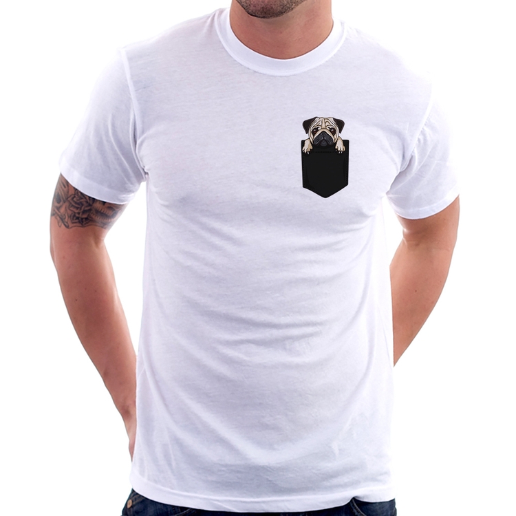 Camiseta PUG de Bolso