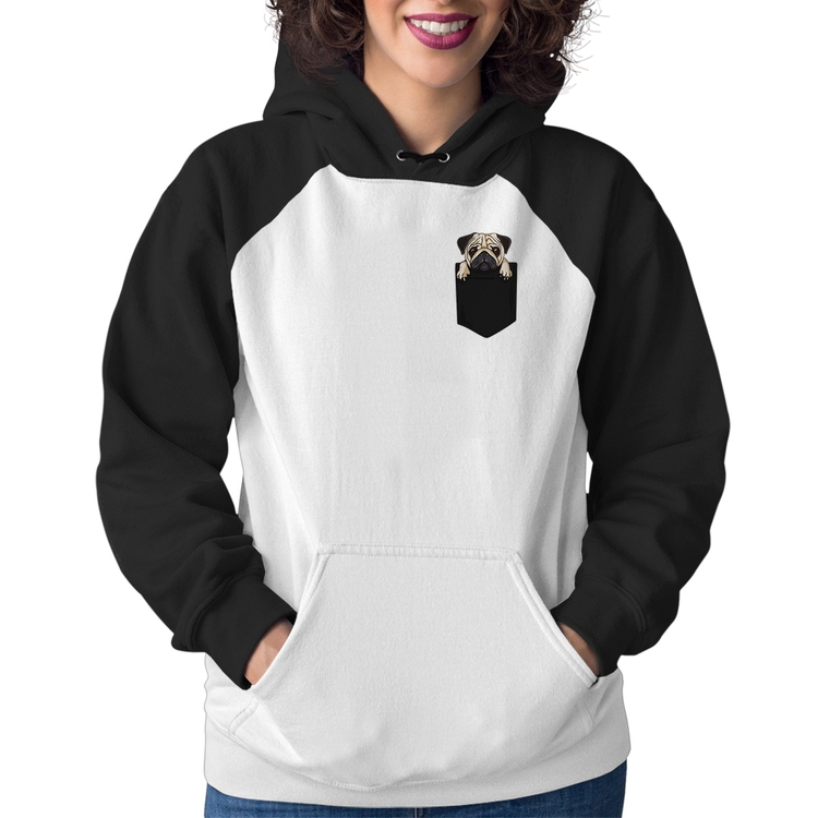 Moletom Feminino PUG de Bolso