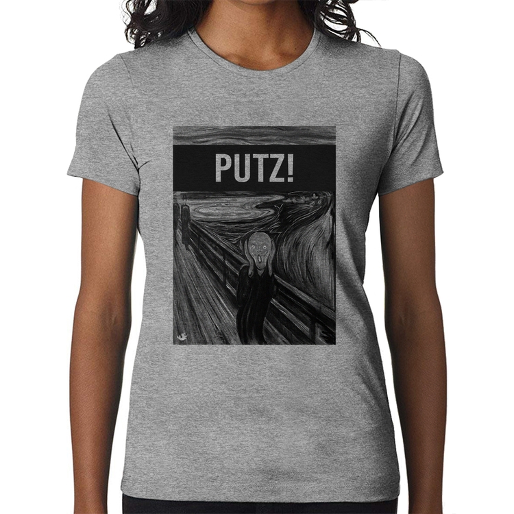 Baby Look PUTZ! - Cinza