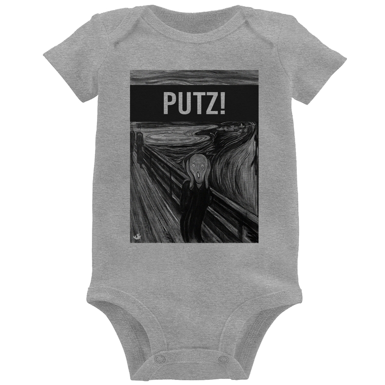 Body Bebê PUTZ! - Cinza