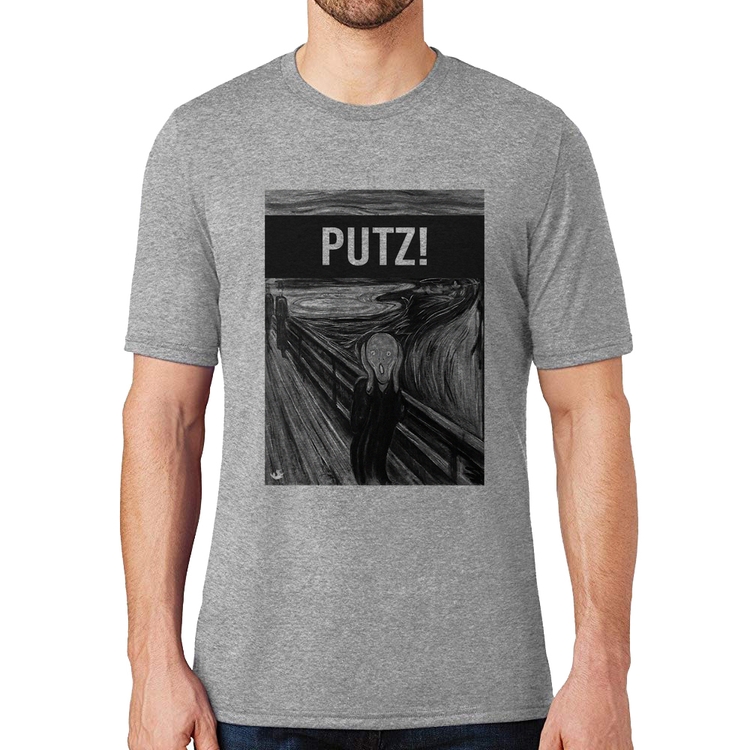 Camiseta PUTZ! - Cinza