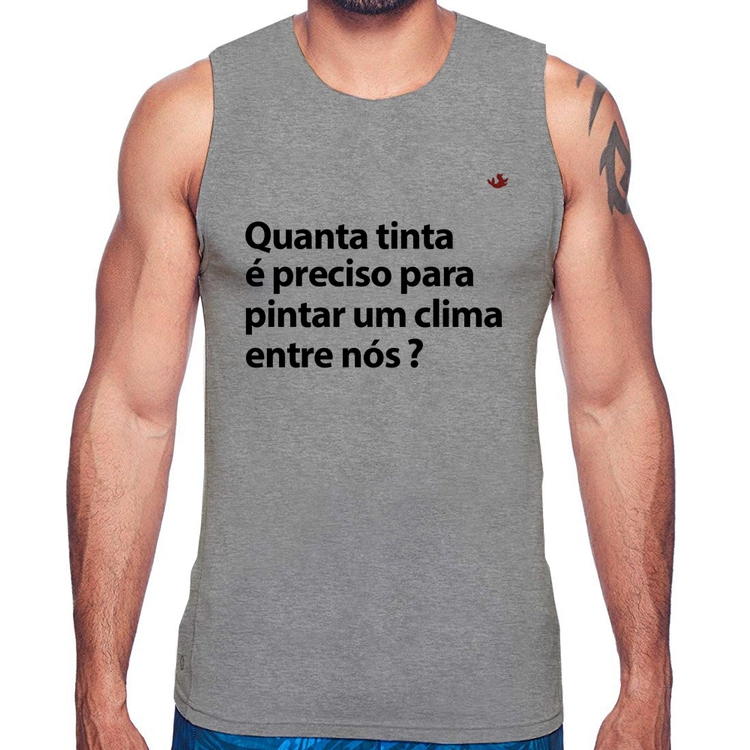 Regata Quanta tinta é preciso para pintar um clima entre nós? - Cinza